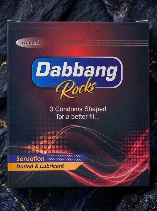 Dabbang Dotted & Lubricated Condoms – Pack of 3 | Extra Pleasure, Natural LatexCondomswww.viga.pk