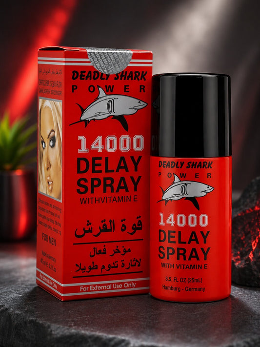 Deadly Shark 14000 Delay Spray for Men 45ml – Last 40-45 Min, No Side EffectsDelay Spraywww.viga.pk