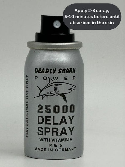 Deadly Shark 25000 Delay Spray - Long Lasting ExcitementMen Delay Spraywww.viga.pk