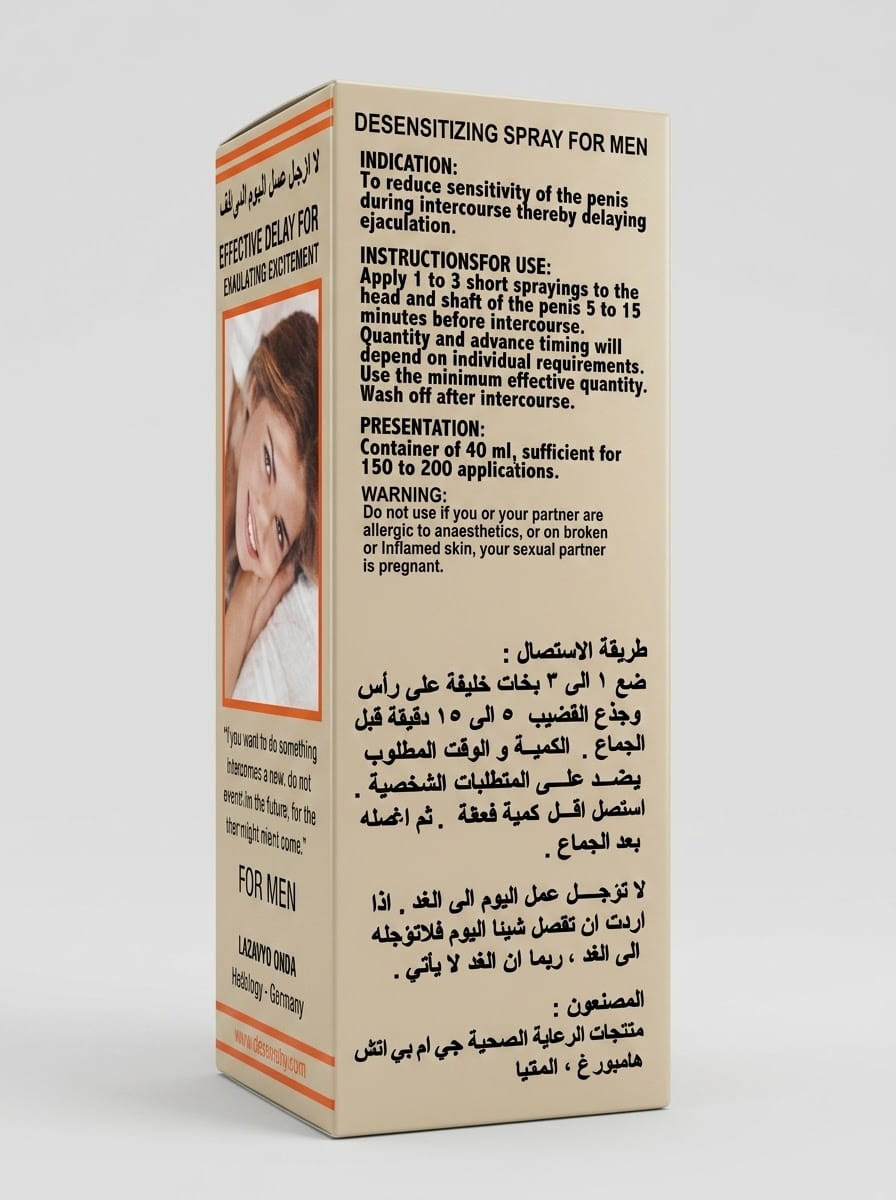 Deadly Shark 48000 Delay Spray | Lidocaine Spray for Men | Last 45–60 MinMen Delay Spraywww.viga.pk