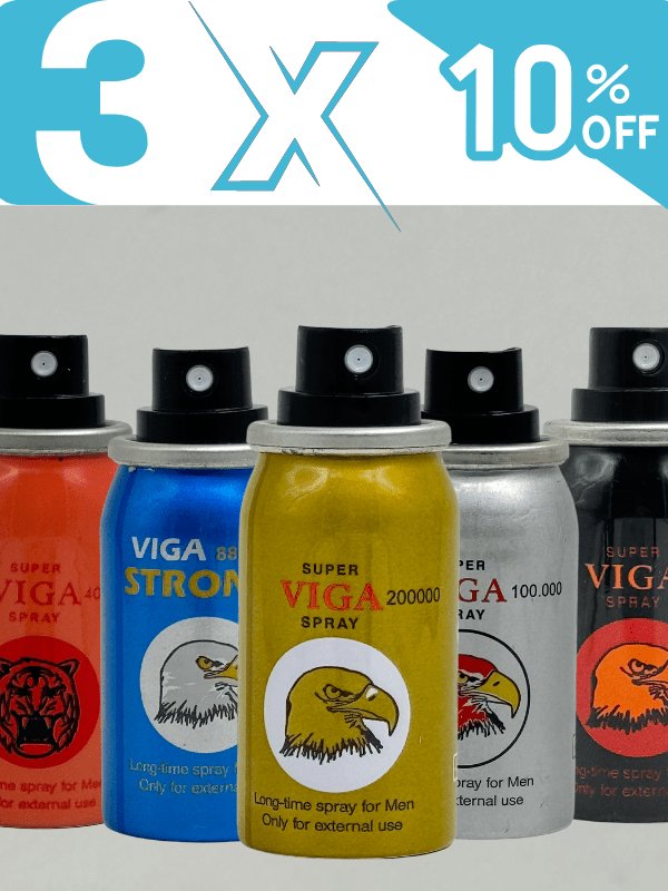 Deal 1 - Choose Viga Sprays - Pack of 3Men Delay Spraywww.viga.pk