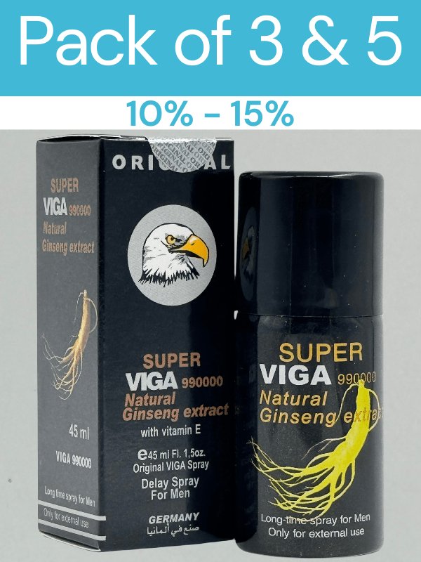 Deal Pack Of 3 & 5 - Viga 990000 Ginseng Delay SprayMen Delay Spraywww.viga.pk