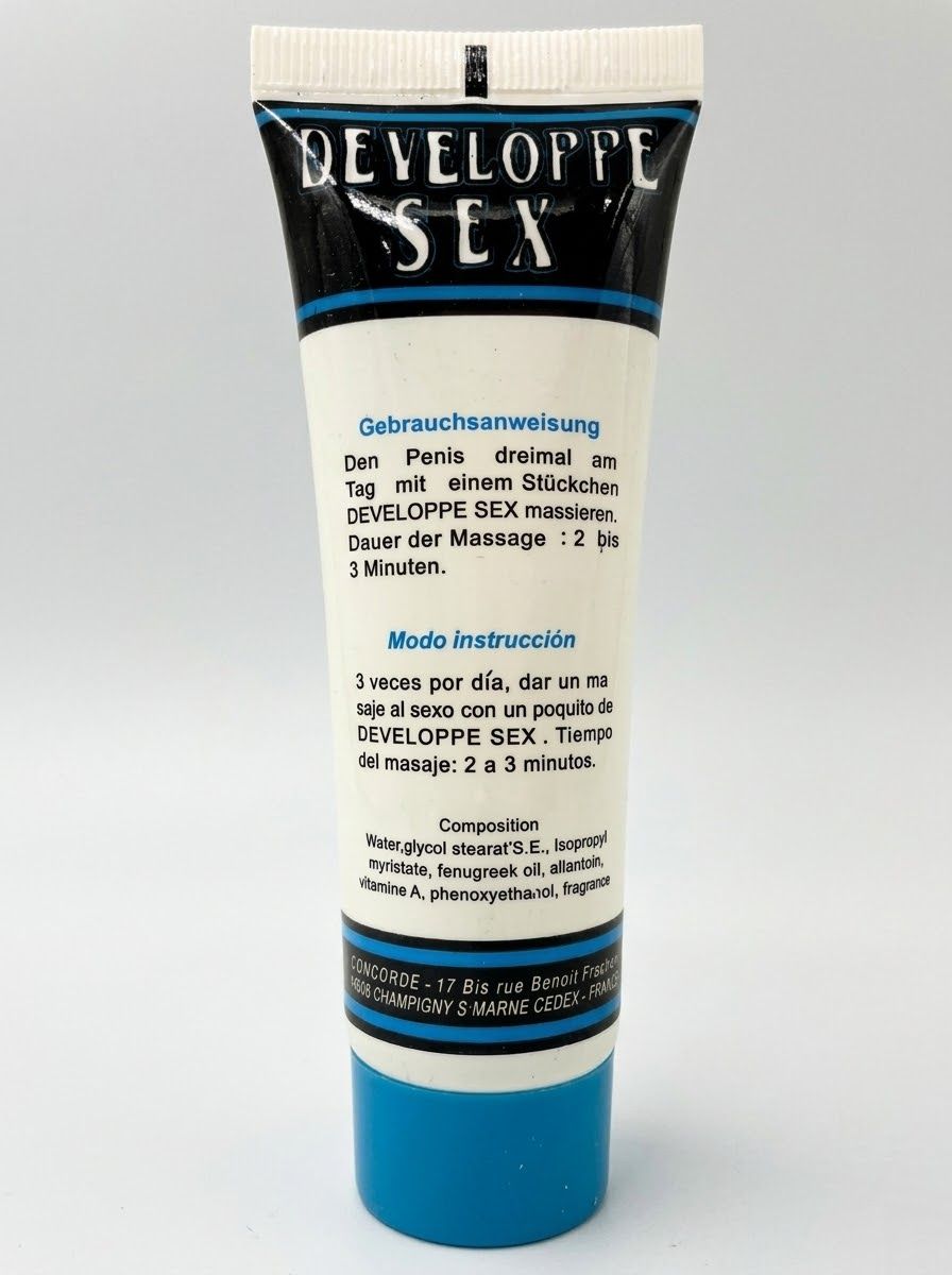 Developpe Sex Cream – Herbal Male Enhancement Cream for Harder ErectionsEnlargement Creamwww.viga.pk