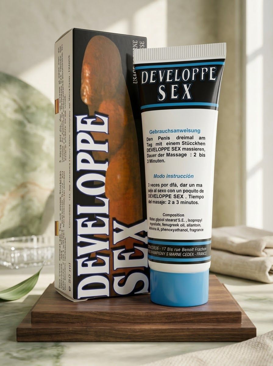 Developpe Sex Cream – Herbal Male Enhancement Cream for Harder ErectionsEnlargement Creamwww.viga.pk