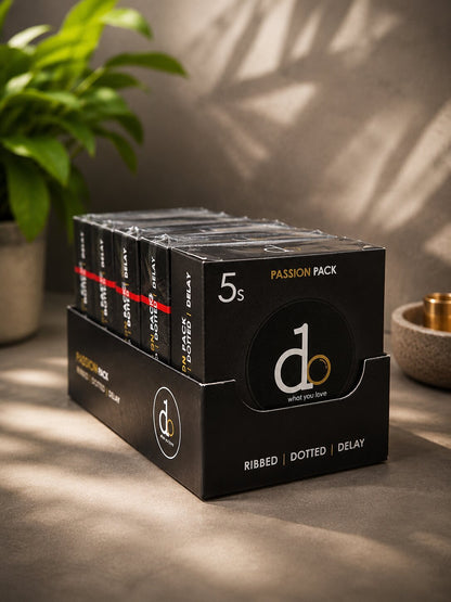 DO 3-in-1 Ribbed Dotted Delay Condoms – Passion Pack (5 & 30 Pack)Ribbed Dotted Delay Condomswww.viga.pk