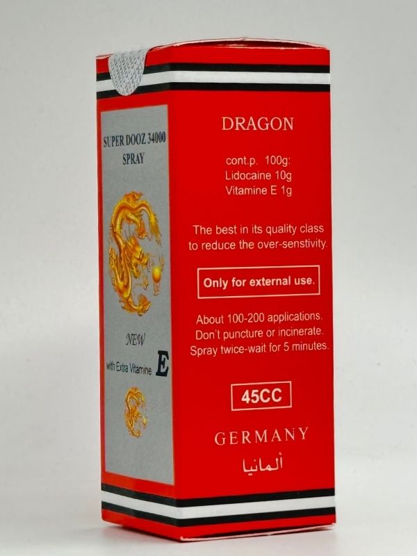 Dragon Delay Spray 34000 - Extended Pleasure & PerformanceMen Delay Spraywww.viga.pk