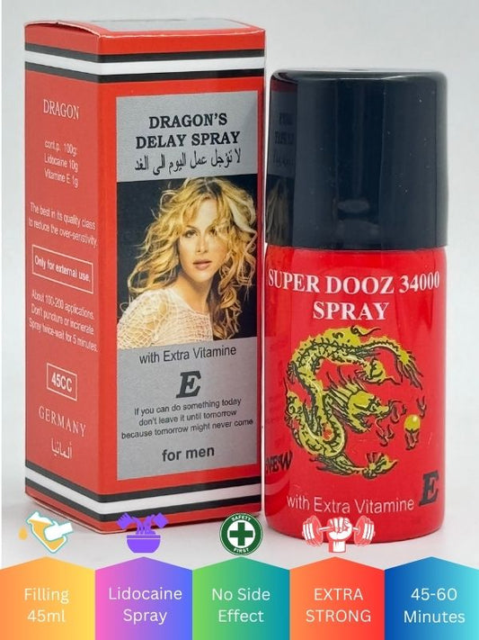 Dragon Delay Spray 34000 - Extended Pleasure & PerformanceMen Delay Spraywww.viga.pk