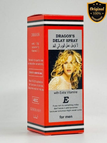 Dragon Delay Spray 34000 - Extended Pleasure & PerformanceMen Delay Spraywww.viga.pk