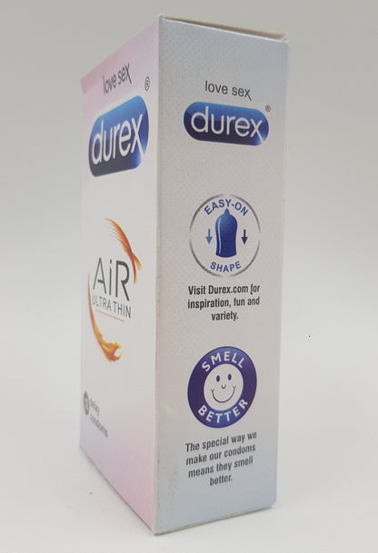 Durex Air Ultra Thin Condoms - 12 Delay CondomsCondomswww.viga.pk