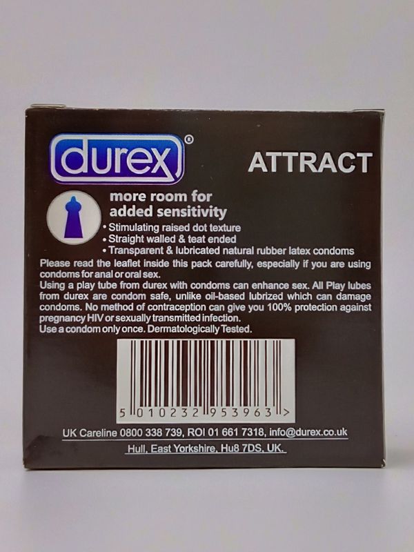 Durex Attract Condom - 3 Durex Delay CondomsCondomswww.viga.pk