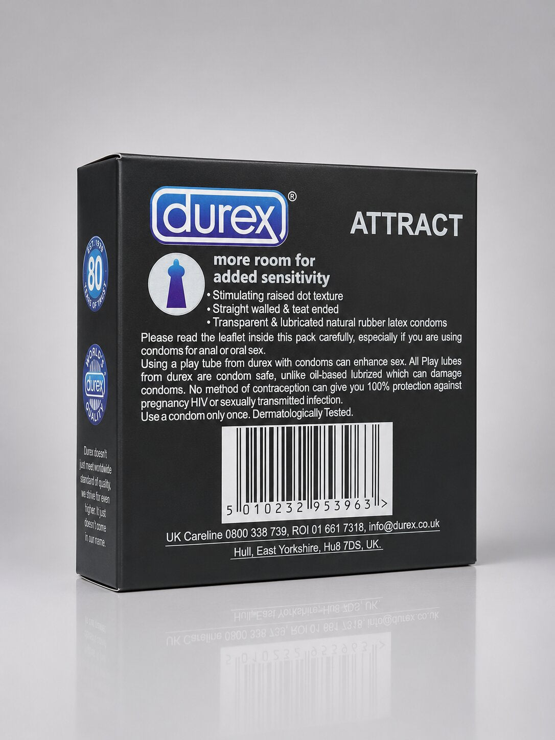 Durex Attract Delay Dotted Condoms – Pack of 3 | Long - Lasting PleasureCondomswww.viga.pk
