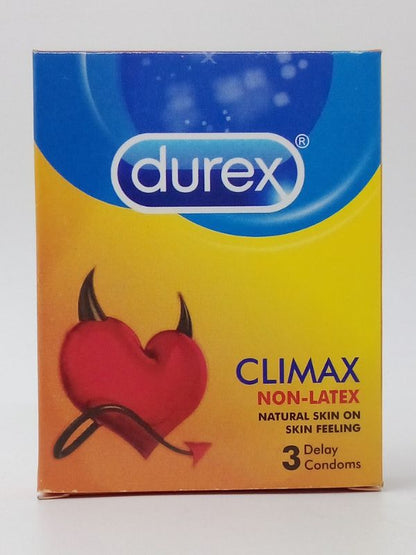 Durex Climax Condoms - 3 Non Latex CondomsCondomswww.viga.pk