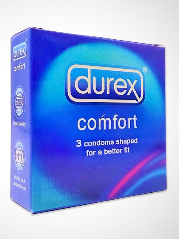 Durex Comfort Condoms - 3 Condoms Shaped For Better Fit – www.viga.pk