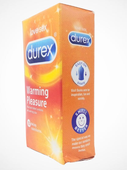 Durex Condoms Warming Pleasure - 12 Dotted Ribbed CondomsCondomswww.viga.pk