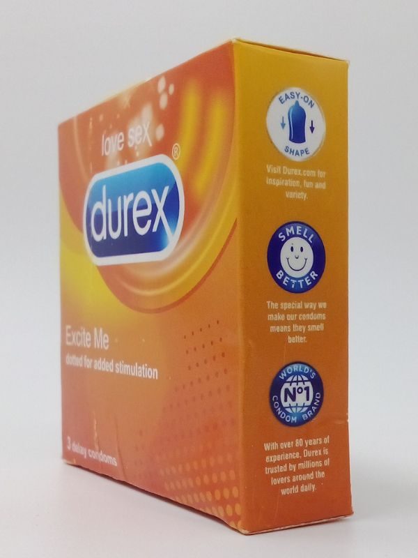 Durex Dotted Condom Excite Me - 3 Condoms PackCondomswww.viga.pk