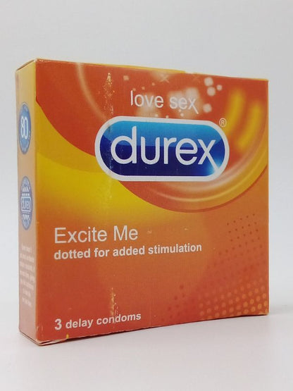 Durex Dotted Condom Excite Me - 3 Condoms PackCondomswww.viga.pk