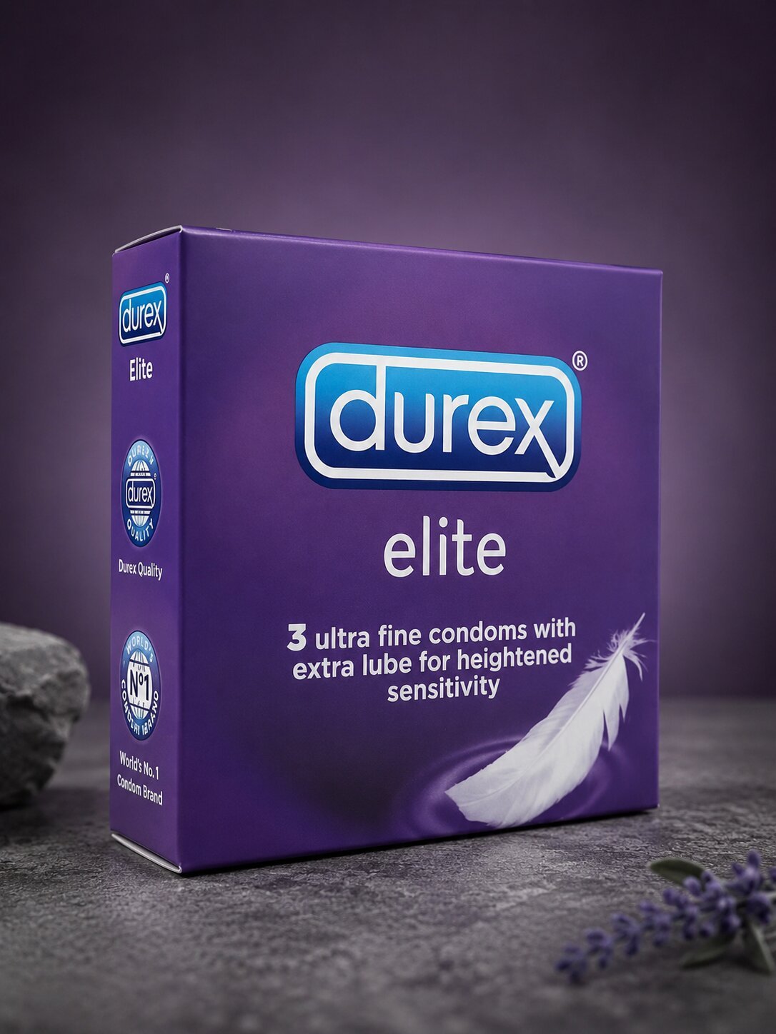 Durex Elite Condoms | 3 Pack | Ultra Fine | Extra LubricatedCondomswww.viga.pk