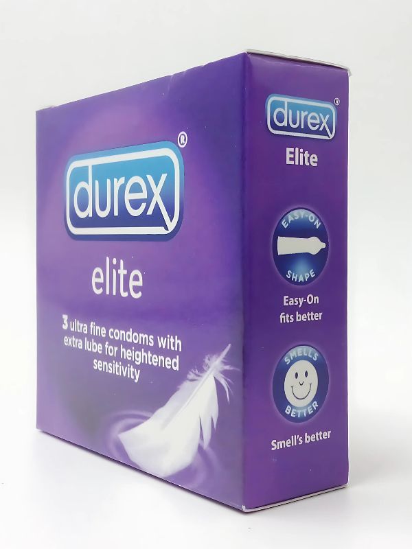 Durex Elite Condoms - 3 Ultra Fine - Extra Lubricated CondomsCondomswww.viga.pk