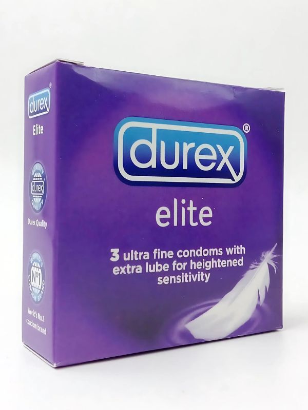 Durex Elite Condoms - 3 Ultra Fine - Extra Lubricated CondomsCondomswww.viga.pk