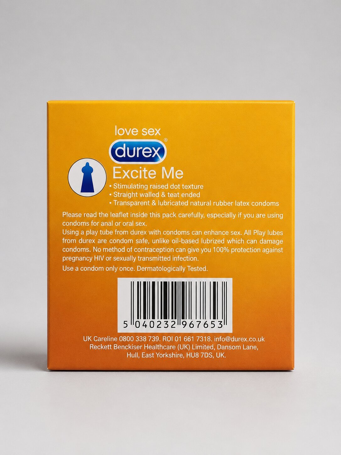 Durex Excite Me Dotted Condoms – Pack of 3 | Raised Dots for Extra PleasureCondomswww.viga.pk