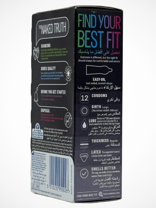 Durex Extended Pleasure Condoms - 12 Delay Condoms (Imported)Condomswww.viga.pk
