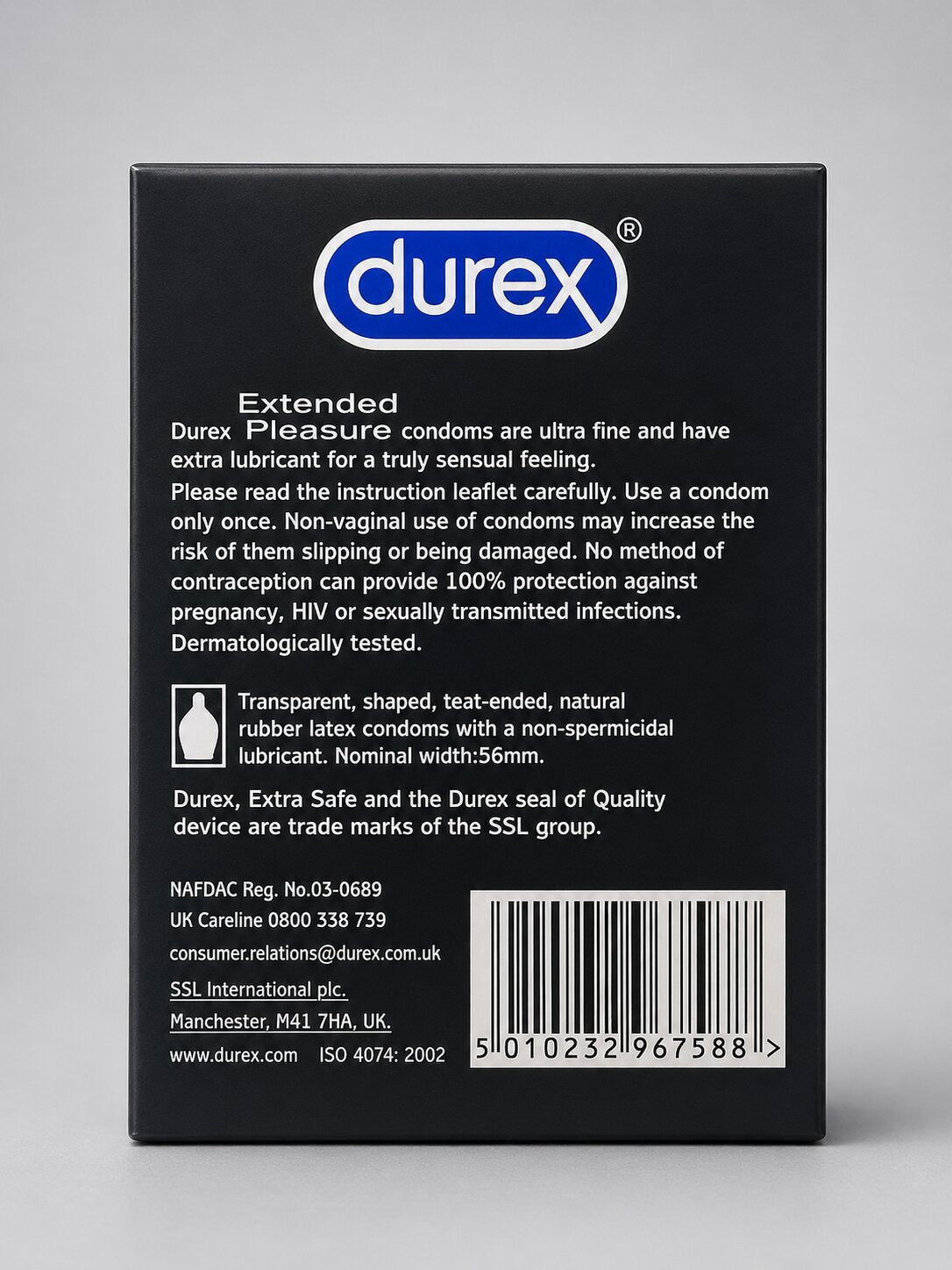 Durex Extended Pleasure Condoms – 12 Pack | Delay Lubricant, Textured, Long LastingCondomswww.viga.pk