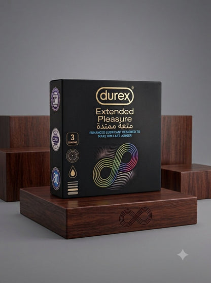 Durex Extended Pleasure Condoms - 3 Pack | Delay & Long LastingCondomswww.viga.pk