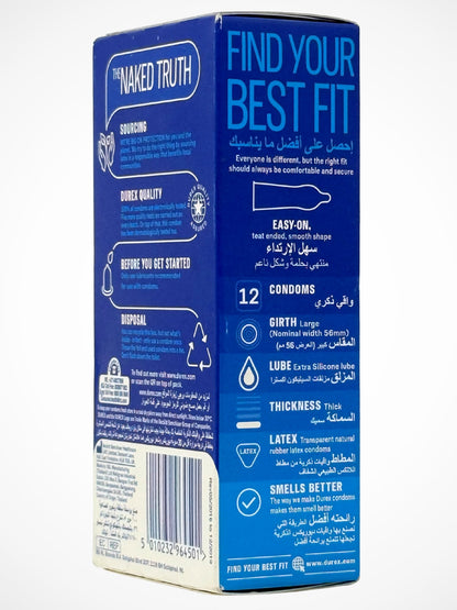 Durex Extra Safe Condoms - 12 Extra Lubed Condoms (Imported)Condomswww.viga.pk