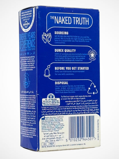 Durex Extra Safe Condoms - 12 Extra Lubed Condoms (Imported)Condomswww.viga.pk