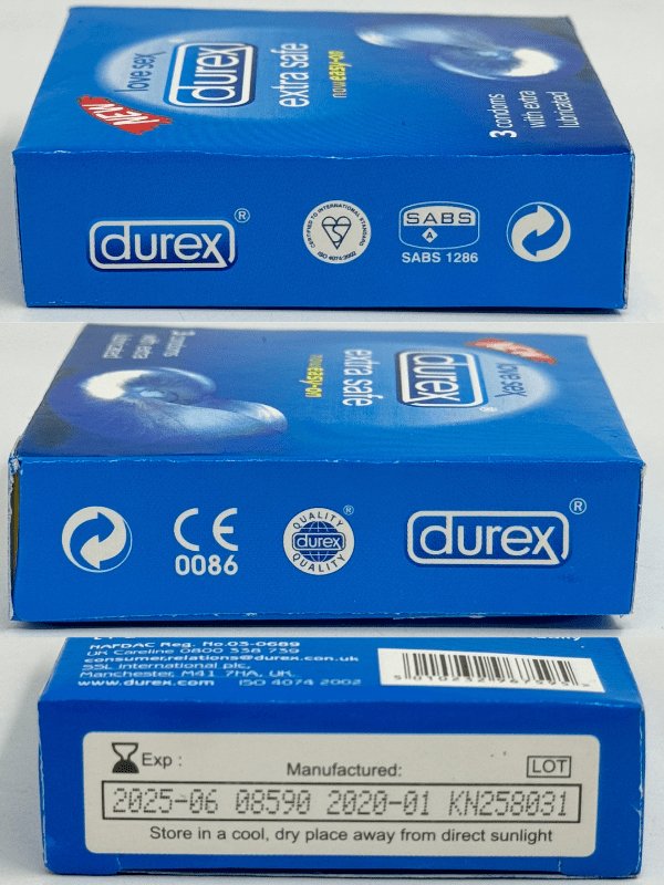 Durex Extra Safe Condoms 3 Pieces - Extra Lubricated CondomCondomswww.viga.pk