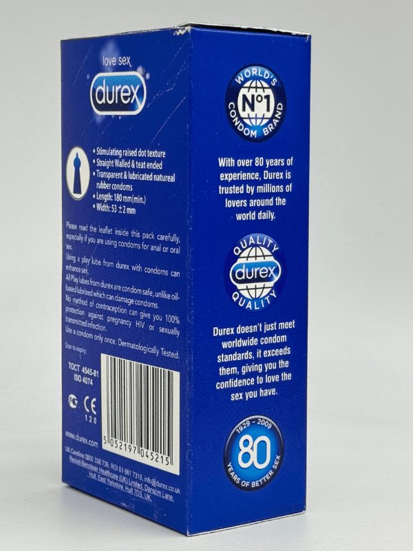 Durex Extra Safe Condoms Lubricated - 12 Delay CondomsCondomswww.viga.pk