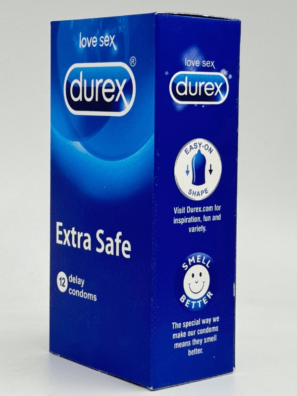 Durex Extra Safe Condoms Lubricated - 12 Delay CondomsCondomswww.viga.pk