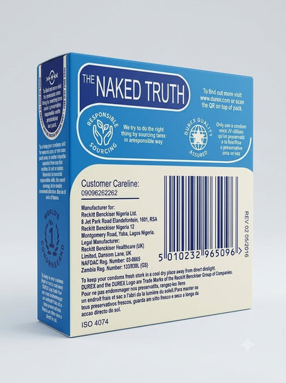 Durex Extra Safe Condoms – Pack of 3 | Extra LubricatedCondomswww.viga.pk