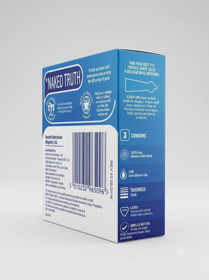 Durex Extra Safe Condoms – Pack of 3 | Extra LubricatedCondomswww.viga.pk