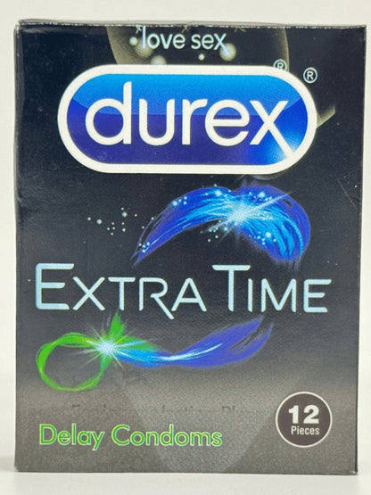 Durex Extra Time Condoms - 12 Delay CondomsCondomswww.viga.pk