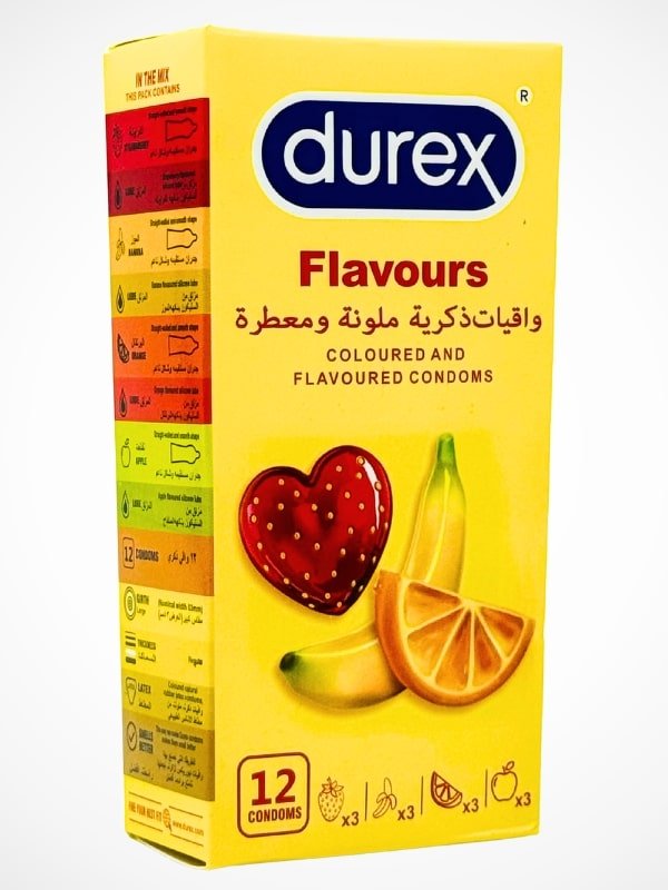 Durex Flavours Condoms - 12 Flavored Condoms Pack – www.viga.pk