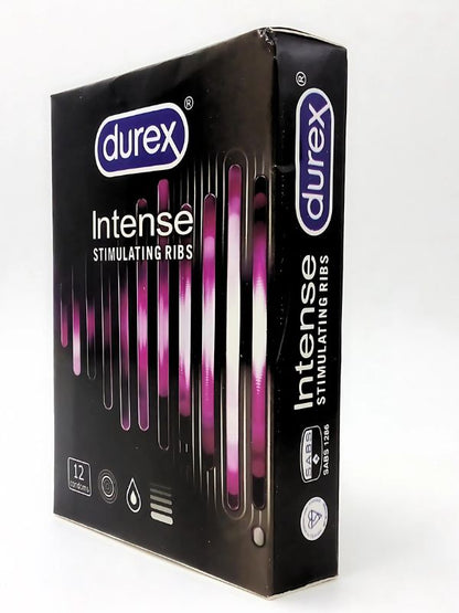 Durex Intense Condoms - 12 Stimulating Ribs CondomsCondomswww.viga.pk