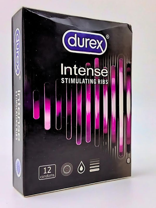 Durex Intense Condoms - 12 Stimulating Ribs CondomsCondomswww.viga.pk