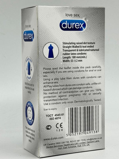 Durex Invisible Condoms - 12 Extra Sensitive CondomsCondomswww.viga.pk