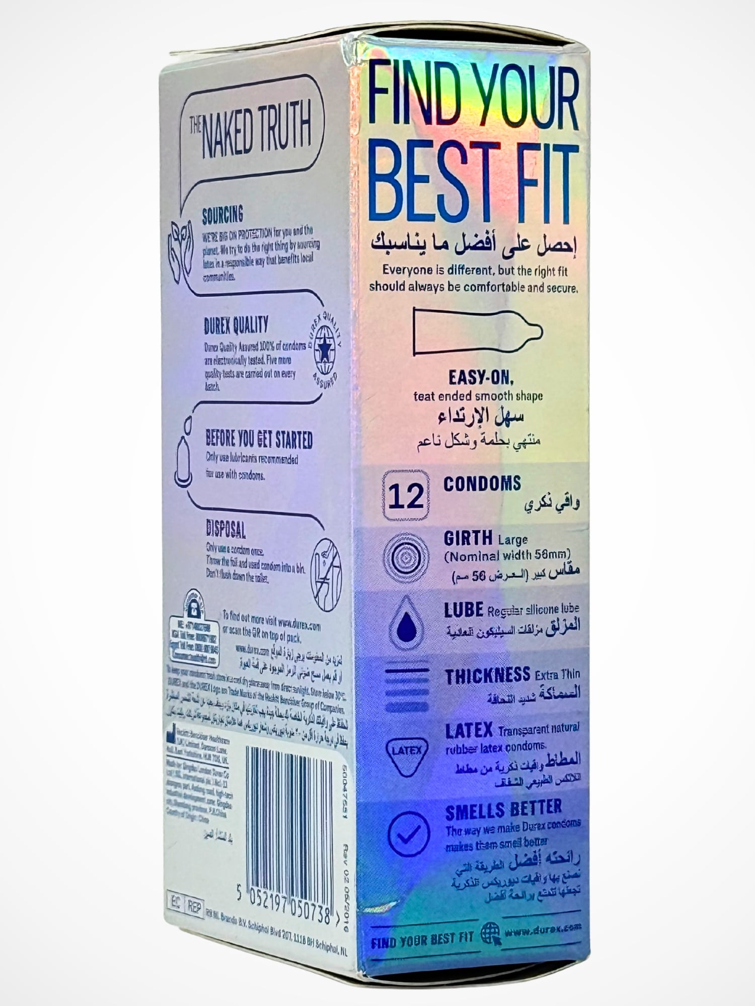 Durex Invisible Condoms - 12 Extra Thin Condoms (Imported)Condomswww.viga.pk