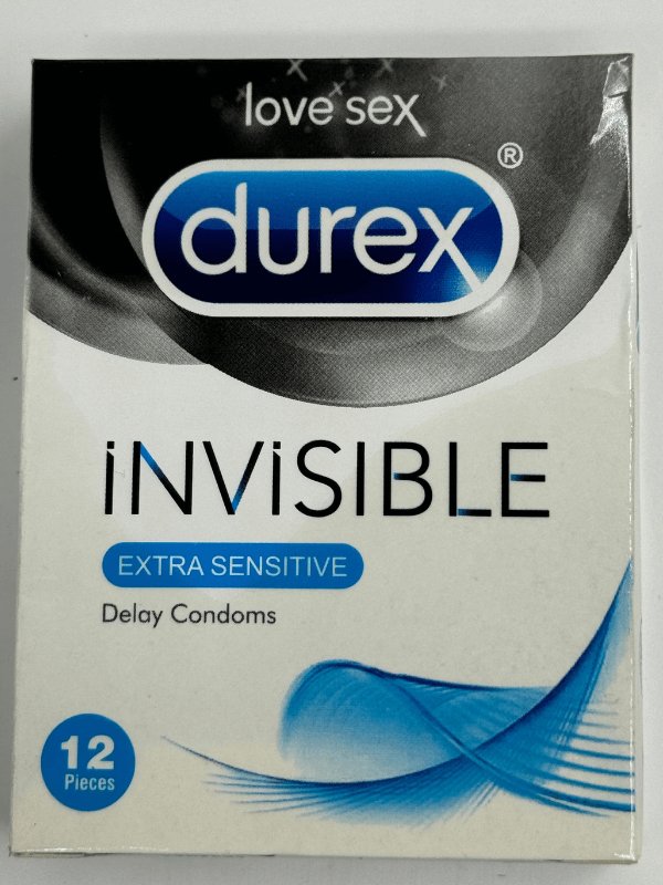 Durex Invisible Extra Sensitive 12 CondomsCondomswww.viga.pk