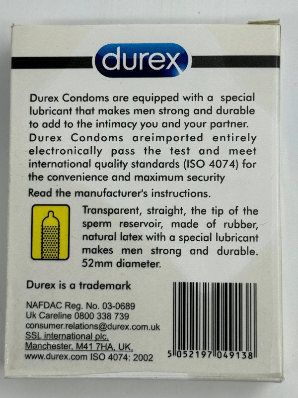 Durex Invisible Extra Sensitive 12 CondomsCondomswww.viga.pk