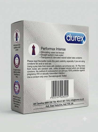 Durex Invisible Extra Sensitive Condoms – Ultra Thin, Lubricated (Pack of 3)Condomswww.viga.pk