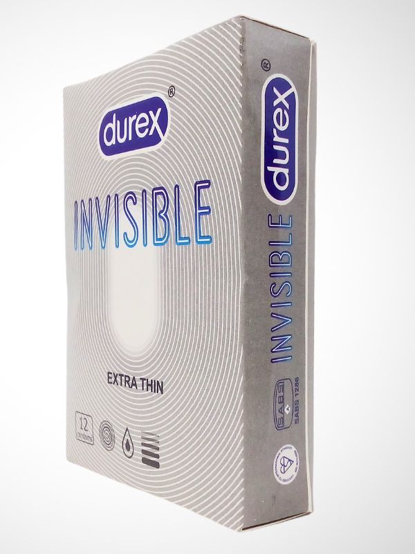 Durex Invisible Extra Thin Condoms - 12 Ultra Fine CondomsCondomswww.viga.pk