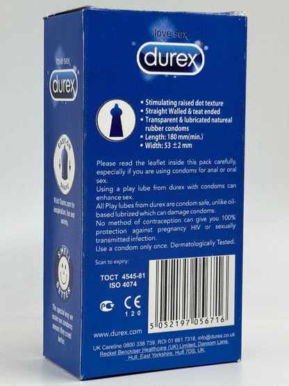 Durex Jeans Condoms - 12 Non - Latex Delay CondomsCondomswww.viga.pk