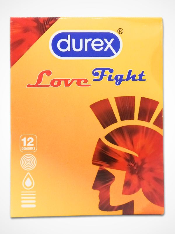 Durex Love Fight Condoms - 12 Special Lubricated CondomsCondomswww.viga.pk