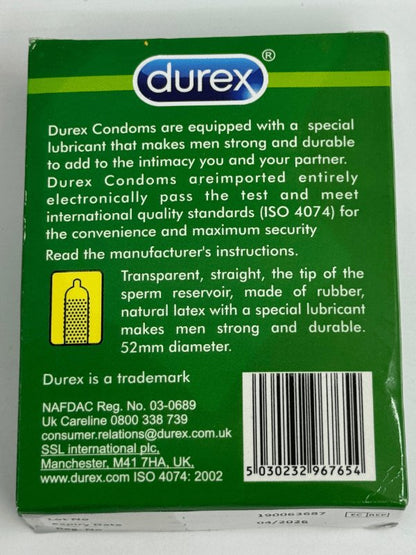 Durex Lubricated Delay Condoms - 12 CondomsCondomswww.viga.pk