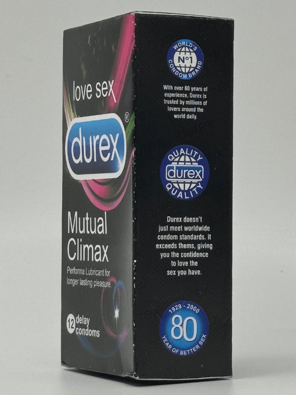 Durex Mutual Climax Condoms - 12 Performa Lubricant CondomsCondomswww.viga.pk