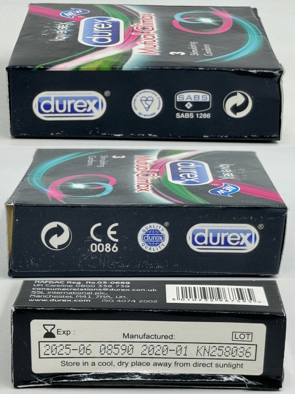 Durex Mutual Climax Condoms - 3 Stimulating CondomCondomswww.viga.pk