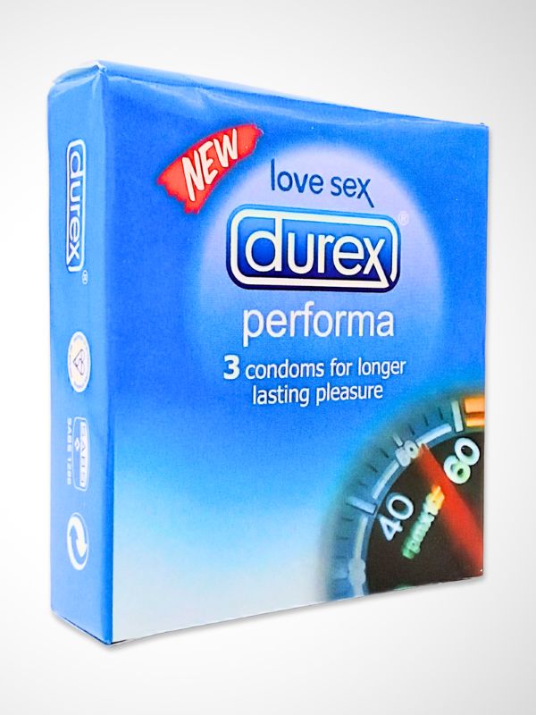 Durex Performa Condoms - 3 Longer Lasting Pleasure CondomsCondomswww.viga.pk